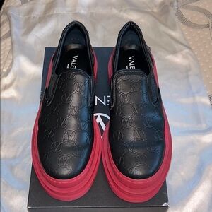 Valentino- Agnes Leather Slip-on Sneaker